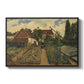 Garden of a Florist (The Flower Garden), 1864 - Floater Framed Canvas Print