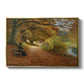 A Wooded Path in Autumn, 1902 - Floater Framed Canvas Print