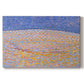 Canvas art print portraying an abstract dune landscape with dotted texture, set against a white background