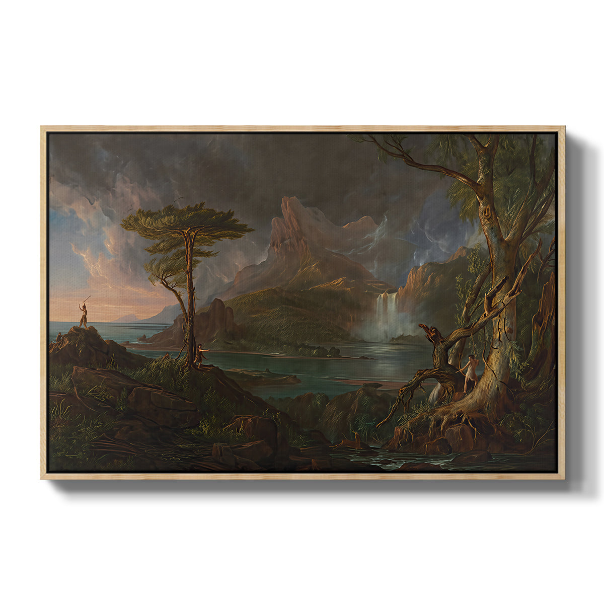 A Wild Scene, 1831-1832 - Floater Framed Canvas Print