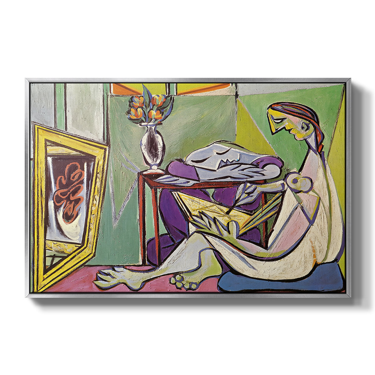 The Muse, 1935 - Floater Framed Canvas Print