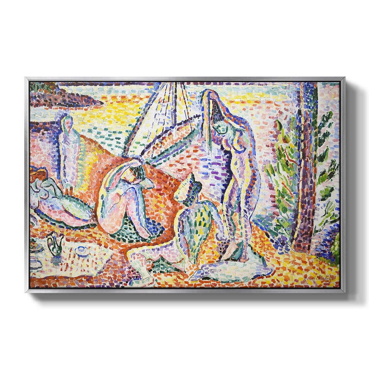 Luxe, Calme et Volupté, 1904 - Floater Framed Canvas Print