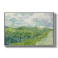 Green Wheat Field, Auvers, 1890 - Floater Framed Canvas Print