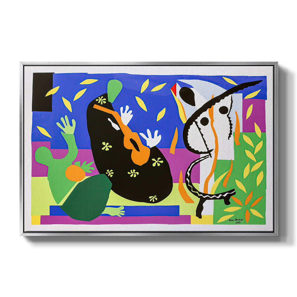 The Sorrows of the King, 1952 - Floater Framed Canvas Print