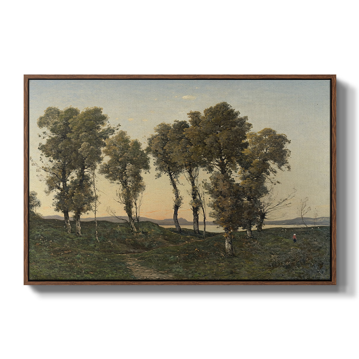 Autumn Evening, 1894 - Floater Framed Canvas Print