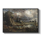 Salisbury Cathedral from the Meadows (Detail), 1831 - Floater Framed Canvas Print