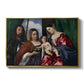 Madonna and Child with Saints Dorothy and George, c. 1516 - Floater Framed Canvas Print