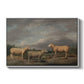 Ryelands Sheep, the King's Ram, the King's Ewe and Lord Somerville's Wether, c. 1801-1807 - Floater Framed Canvas Print