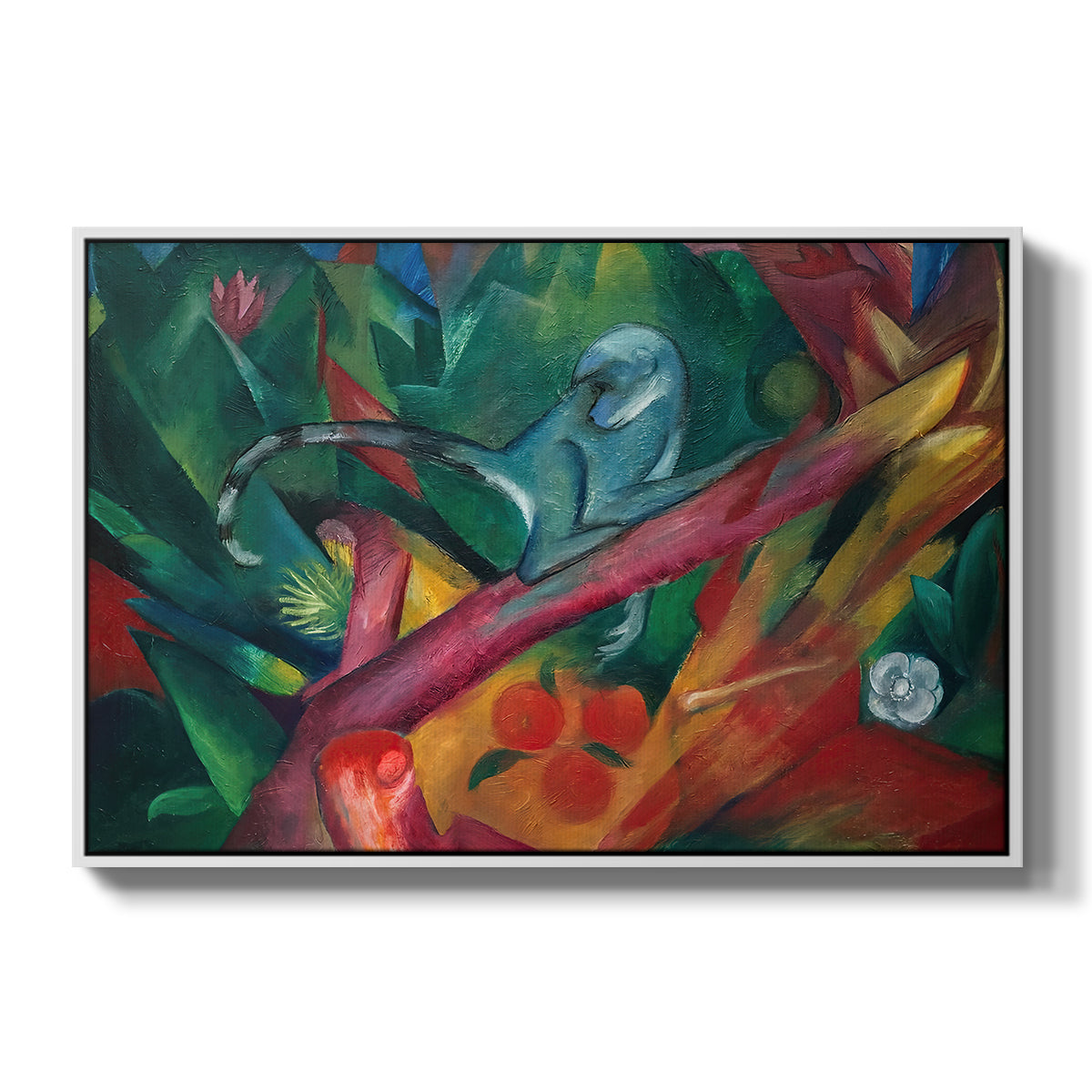 The Monkey, 1912 - Floater Framed Canvas Print