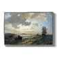 Fresh Breeze on the Norwegian Coast, 1876 - Floater Framed Canvas Print