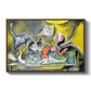 Still Life with Cat and Lobster, 1962 - Floater Framed Canvas Print
