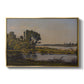 Landscape with a River, 1892 - Floater Framed Canvas Print