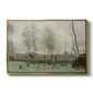Washerwomen in a Willow Grove, c. 1871 - Floater Framed Canvas Print