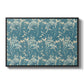 Tulip (Teal), 1875 - Floater Framed Canvas Print