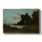 The River Loire at Nevers, 1901 - Floater Framed Canvas Print