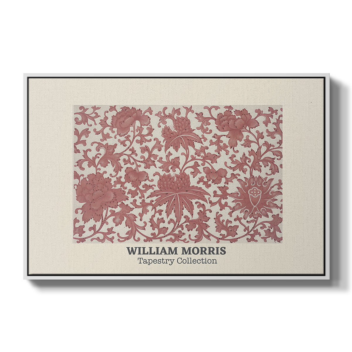 Examples of Chinese Ornament, Pl. XCIII (Morris Inspired), 1867 - Floater Framed Canvas Print