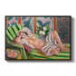 Odalisque Couchée Aux Magnolias, c. 1923 - Floater Framed Canvas Print