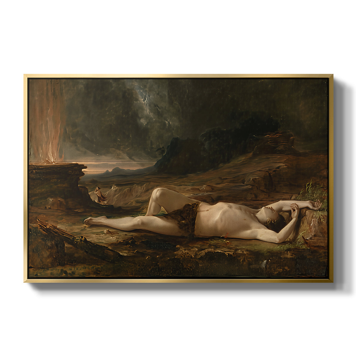 The Dead Abel, 1832 - Floater Framed Canvas Print