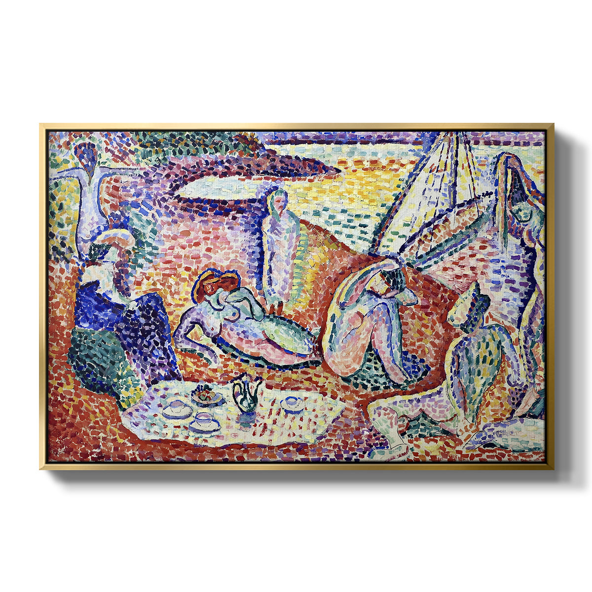 Luxe, Calme et Volupté, 1904 - Floater Framed Canvas Print