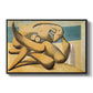Figures at the Seaside (The Kiss), 1931 - Floater Framed Canvas Print