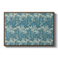 Tulip (Teal), 1875 - Floater Framed Canvas Print