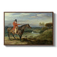 John Levett Hunting at Wychnor, Staffordshire, 1818 - Floater Framed Canvas Print
