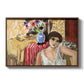 Woman Seated in an Armchair, c. 1920 - Floater Framed Canvas Print