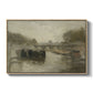 The Bridge (Le pont), 1895 - Floater Framed Canvas Print