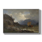 From the Western Coast of Norway, 1862 - Floater Framed Canvas Print