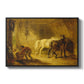 Heath Ewe and Lambs, 1810 - Floater Framed Canvas Print