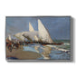 The Beach at Valencia, 1908 - Floater Framed Canvas Print