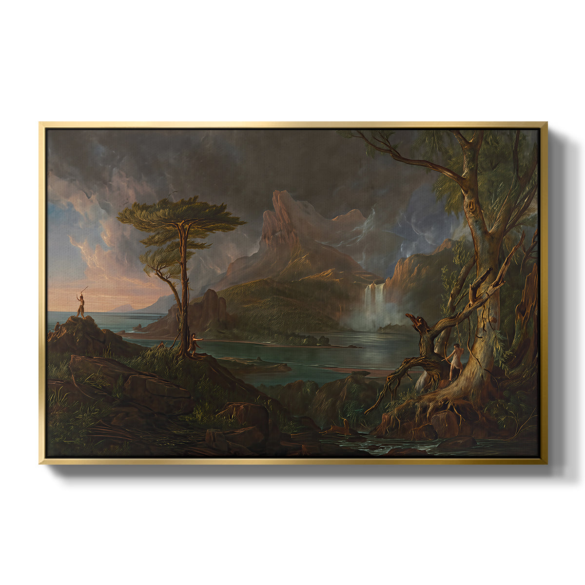 A Wild Scene, 1831-1832 - Floater Framed Canvas Print