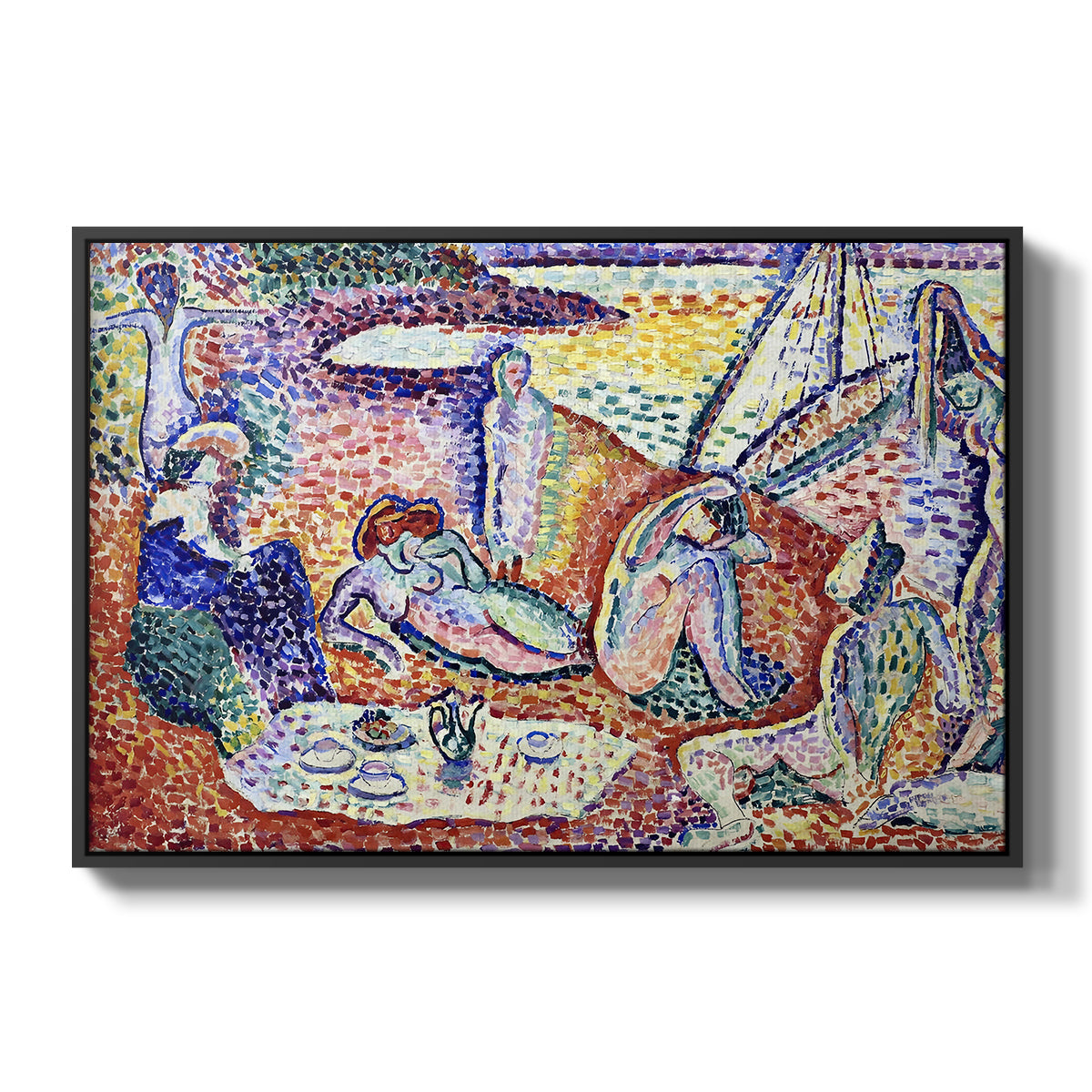 Luxe, Calme et Volupté, 1904 - Floater Framed Canvas Print