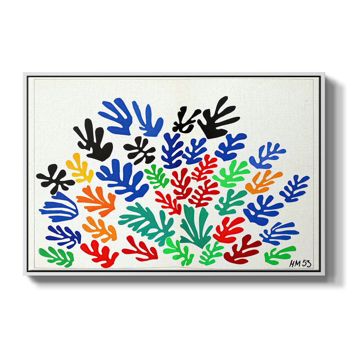 The Sheaf (La gerbe), 1953 - Floater Framed Canvas Print