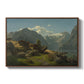 Balestrand, 1848 - Floater Framed Canvas Print