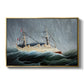 A Ship in the Storm, c. 1899 - Floater Framed Canvas Print