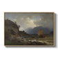 From the Western Coast of Norway, 1862 - Floater Framed Canvas Print