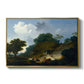 Landscape with Shepherds and Flock of Sheep, c. 1763-1765 - Floater Framed Canvas Print
