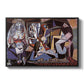 Women of Algiers (Version O), 1955 - Floater Framed Canvas Print