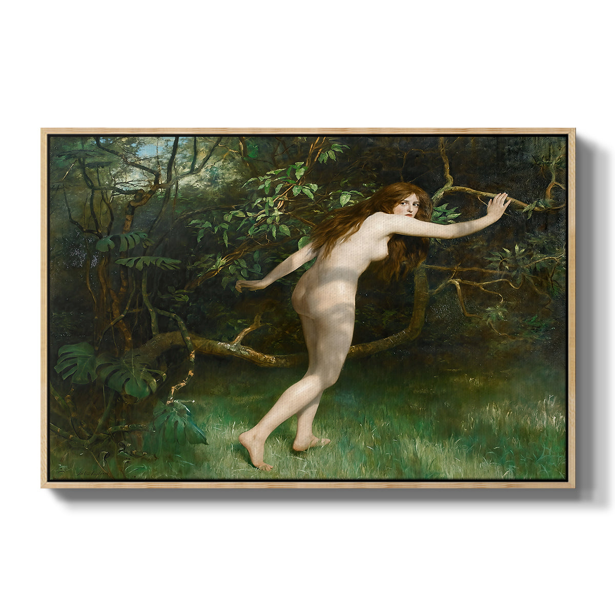 Eve, 1911 - Floater Framed Canvas Print