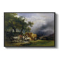 The Harvest Wagon (Der Heuwagen), c. 1850 - Floater Framed Canvas Print