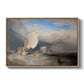 Fishing Boats with Hucksters Bargaining for Fish, 1837-1838 - Floater Framed Canvas Print