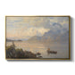 Traunsee, 1871 - Floater Framed Canvas Print