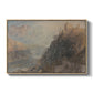 Rheinfels Looking to Katz and Gourhausen, 1817 - Floater Framed Canvas Print