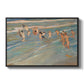 Children Playing on the Beach in Valencia, c. 1908 - Floater Framed Canvas Print