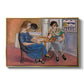 Domino Players, 1921 - Floater Framed Canvas Print