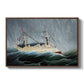 A Ship in the Storm, c. 1899 - Floater Framed Canvas Print