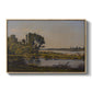 Landscape with a River, 1892 - Floater Framed Canvas Print