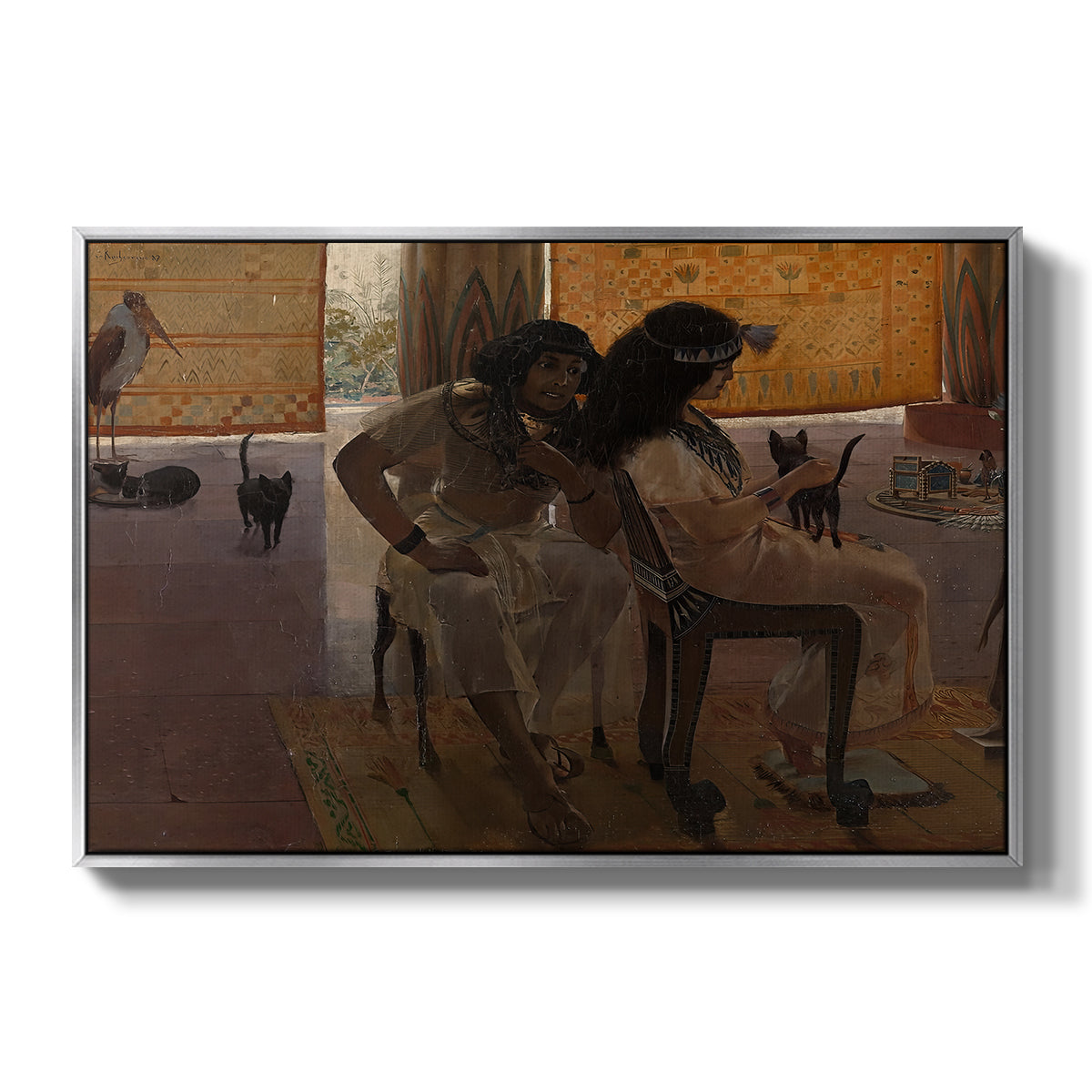 The Age of the Pharaohs, 1914 - Floater Framed Canvas Print