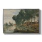 Landscape at Arleux-du-Nord, c. 1871-1874 - Floater Framed Canvas Print
